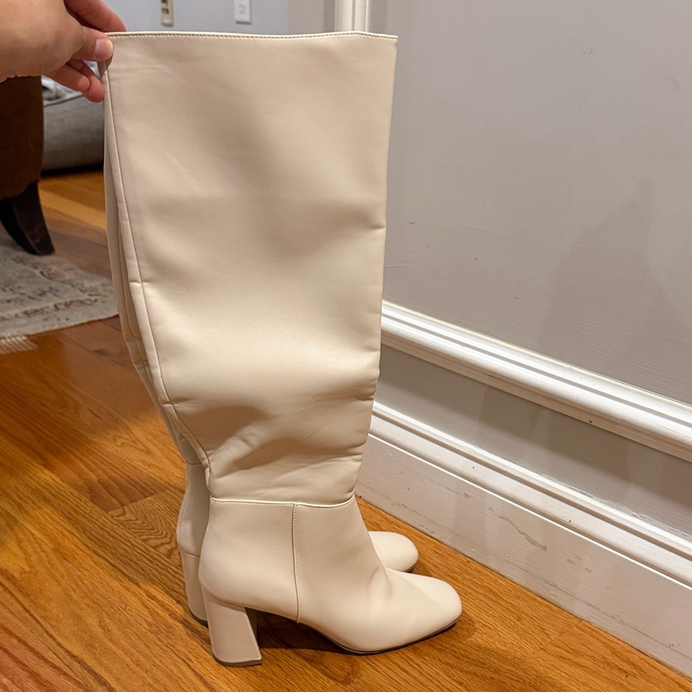 SO Cream Knee-High Women's Boots